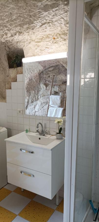 Gite Des Perreyeurs - Maison Troglodyte Avec Vue Sur Loire Montsoreau Kültér fotó